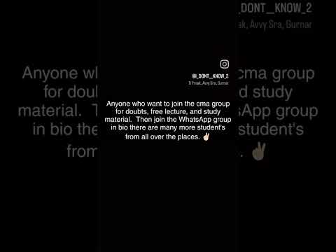 join the group link in description #trending #cma #cmainter #viral