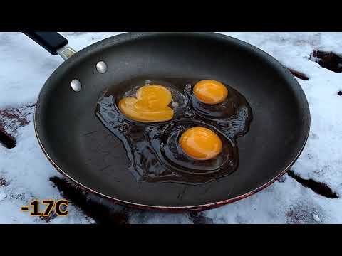 EGGS FROZEN IN THE COLD MINNESOTA | Video #02