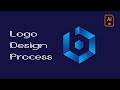 B Logo Design Process Adobe Illustrator Tutorial Jays Graphic