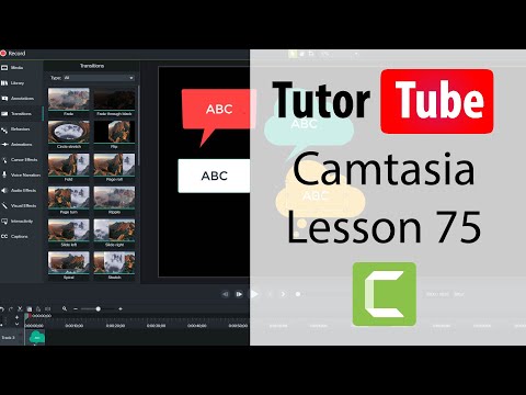 Camtasia Tutorial Lesson 1 Interface