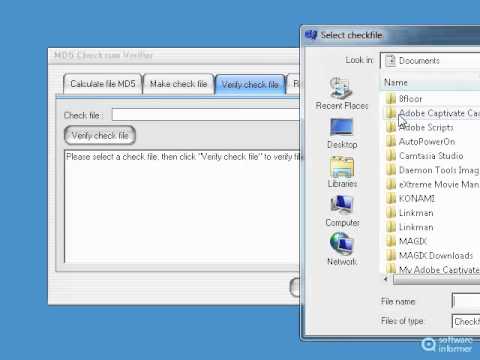 MD5 Checksum Verifier quick demo