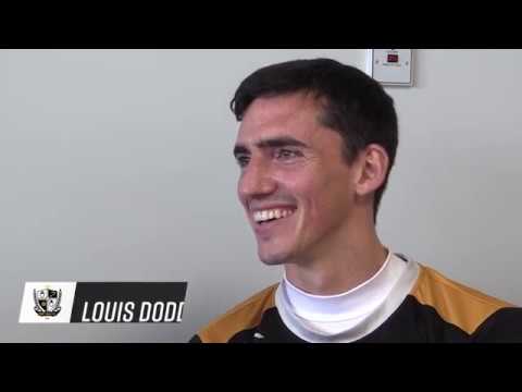 Louis Dodds delighted to be back playing for the club he loves