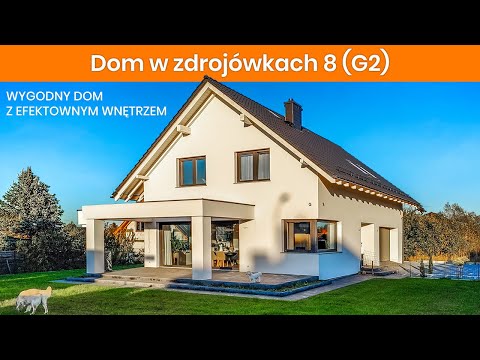 Dom w zdrojówkach 8 (G2) – Wygodny dom z wnętrzem w stylu glamour - ARCHON+ Projekty Domów
