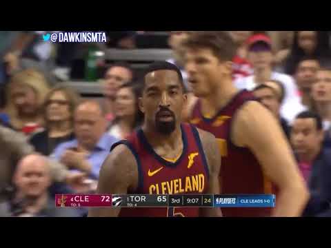 JR Smith, Jeff Green & George Hill 42 Pts 2018 ECSF GM2 Cleveland Cavaliers vs Raptors | F