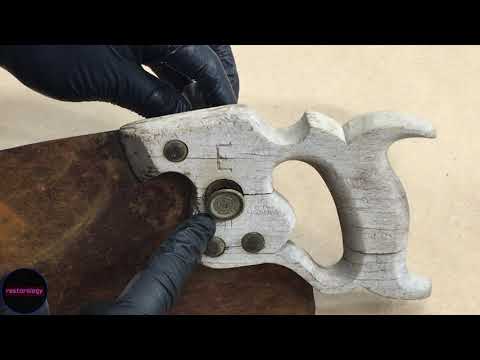 ONE Minute Antique Handsaw Repair and Restoration