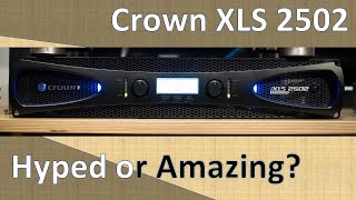 Video thumbnail for Crown XLS 2502 amp review, enough watts to power a starship! by Thomas & Stereo