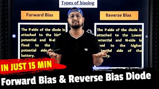 56.  Forward Bias & Reverse Bias Diode | Semi Conductors | Physics Baba 2.0