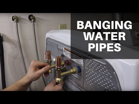 Stop Water Pipes From Banging: Installing Washing Machine Water Hammer Arrestors