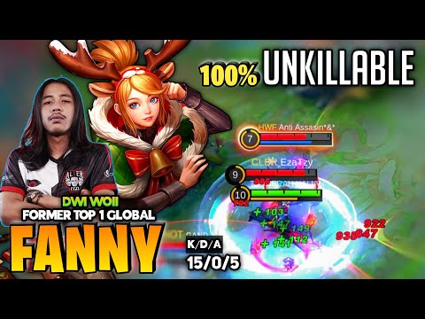 UNKILLABLE! Fanny Perfect Gameplay [Former Top 1 Global Fanny] By TERSERAH KALIAN aka Dwiwoii - MLBB