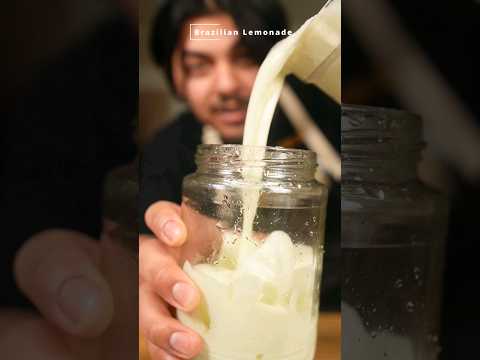 How to make Brazilian Lemonade! #brazilian #lemonade #brazilianlemonade #lime