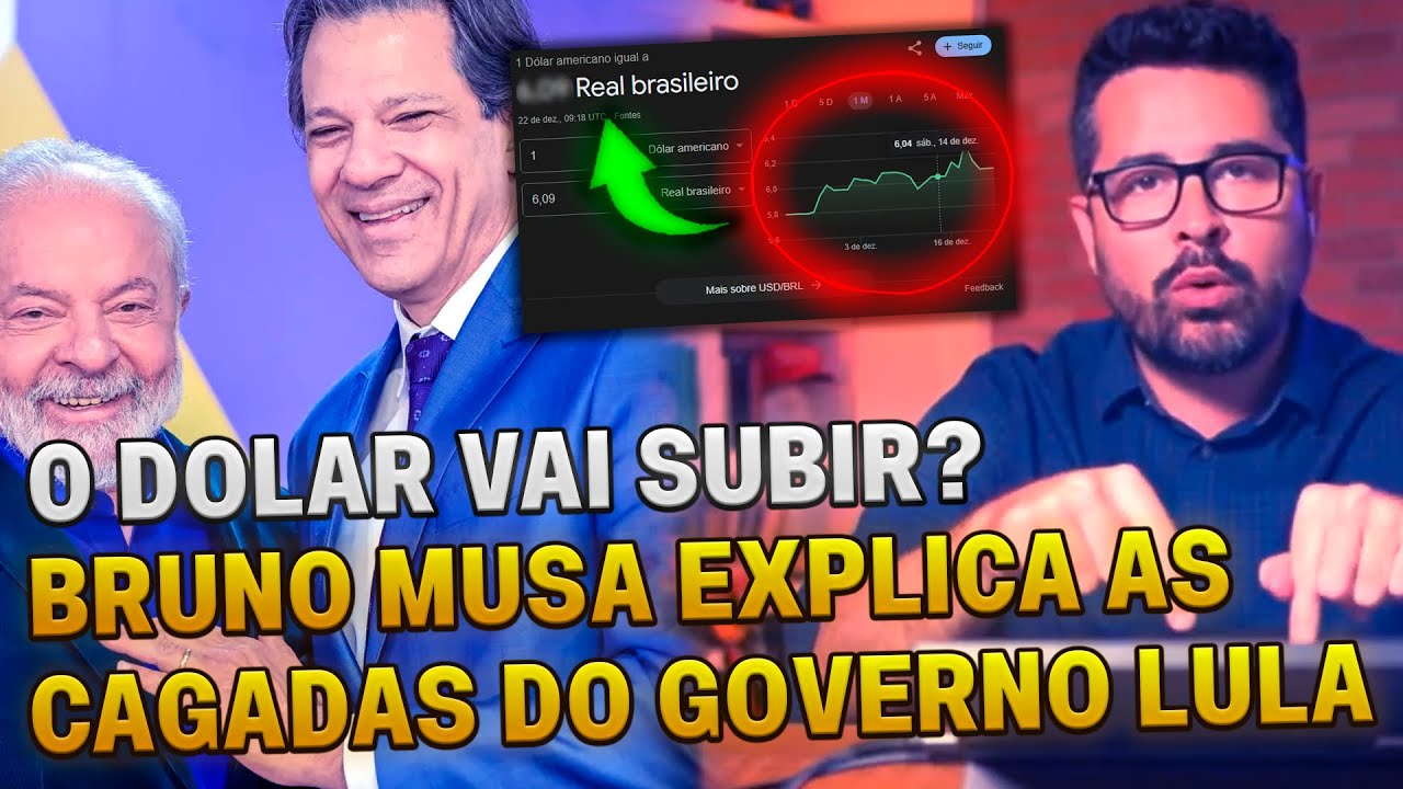🔥O DÓLAR VAI SUBIR? Economista Bruno Musa Explica a CAGADA que é o Governo Lula