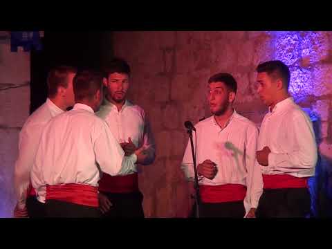 klapa Oneum - Omiš,  Viruj meni, vilo lipa; Večer izvornih napjeva 2017.