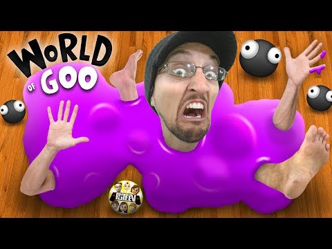 SLIME comes ALIVE!  RUN!!!  (FGTEEV World of Goo Gameplay / Skit) Video