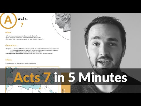 Acts 7 in 5 Minutes - 2BeLikeChrist