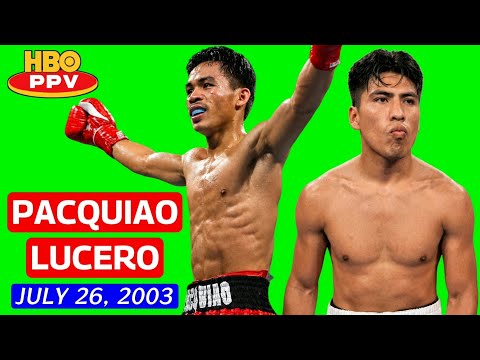 (40) Manny Pacquiao vs Emmanuel Lucero (MX) | July 26, 2003 Los Angeles