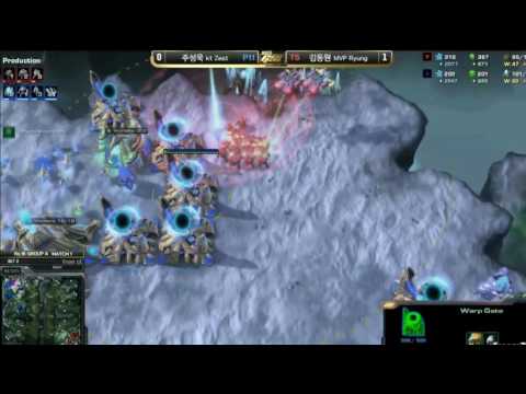 160810 Zest (P) vs. Ryung (T) SET2 - Code S Ro.16 Group A