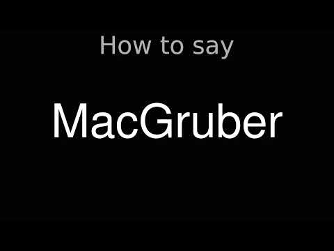 How to Pronounce correctly MacGruber (Movie)