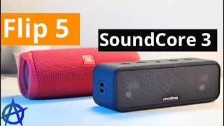 Anker Soundcore 3 VS JBL Flip 5 - Audio Test