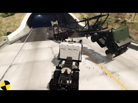 GTA 5 Phantom Wedge Truck Crashes Ep.5 Impact Compilation - Destruction | Crashstation