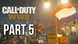 Call of Duty WW2 Gameplay Walkthrough Part 5 - LIBERATION (no commentary) CAMPAIGN