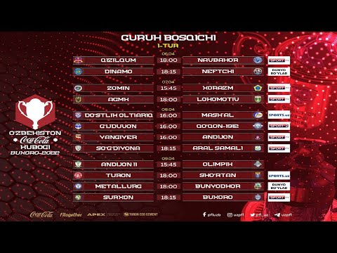 SO'G'DIYONA vs ARAL SAMALI | O'zbekiston Kubogi 2022 | SportTelekanaliRasmiy #LIVE