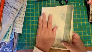 Creating a Victorian Botanical Grimoire | A Junk Journal Binding with a difference | Part 1 #journal