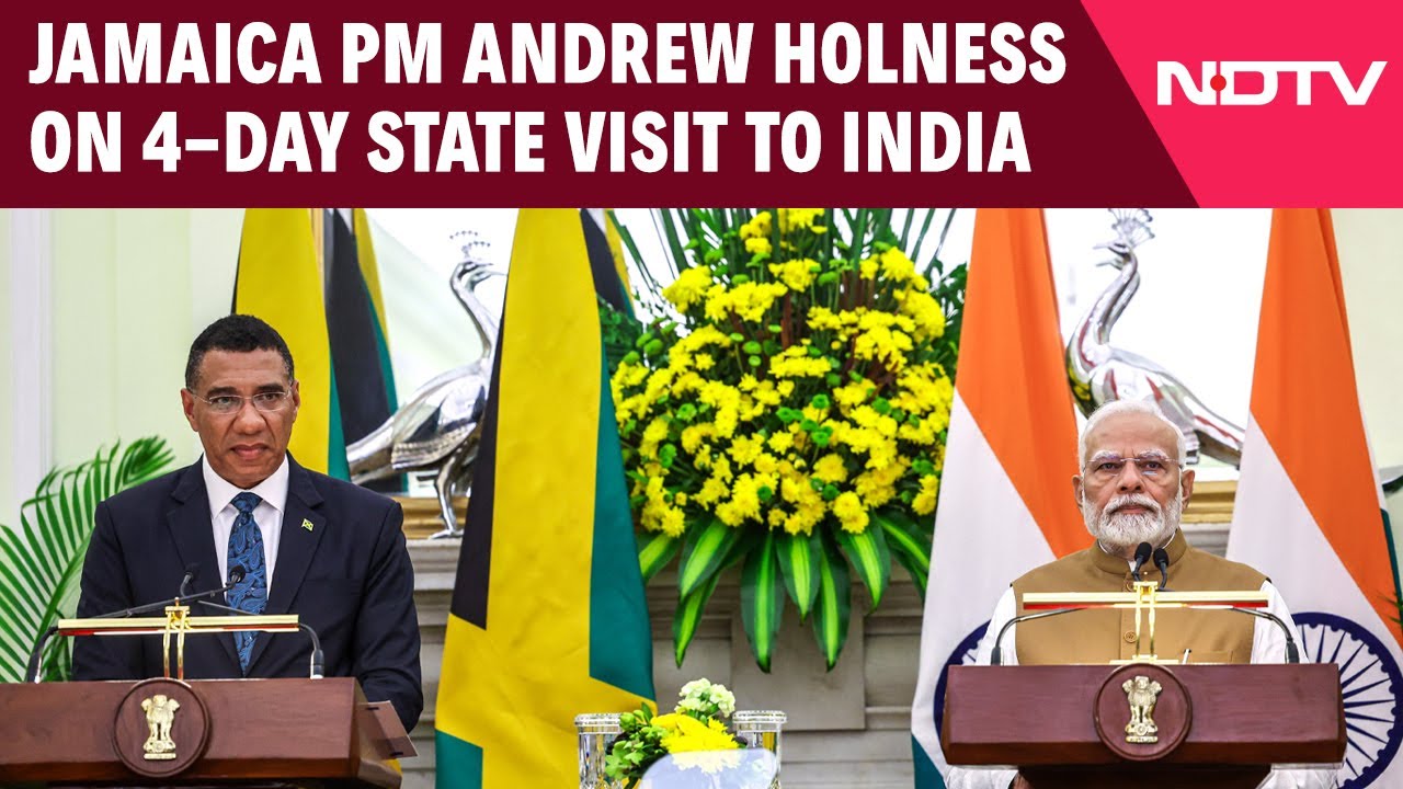 PM Modi Latest News | Jamaica PM Andrew Holness On 4-Day State Visit To India