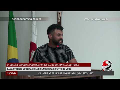SESSAO ESPECIAL PELO DIA MUNICIPAL DE COMBATE À LGBTFOBIA  CAMARA DE CAJAZEIRAS 8