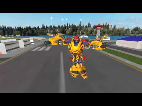 Multi Robot Bike Transform Dino Robot Game - Android Robot Gameplay