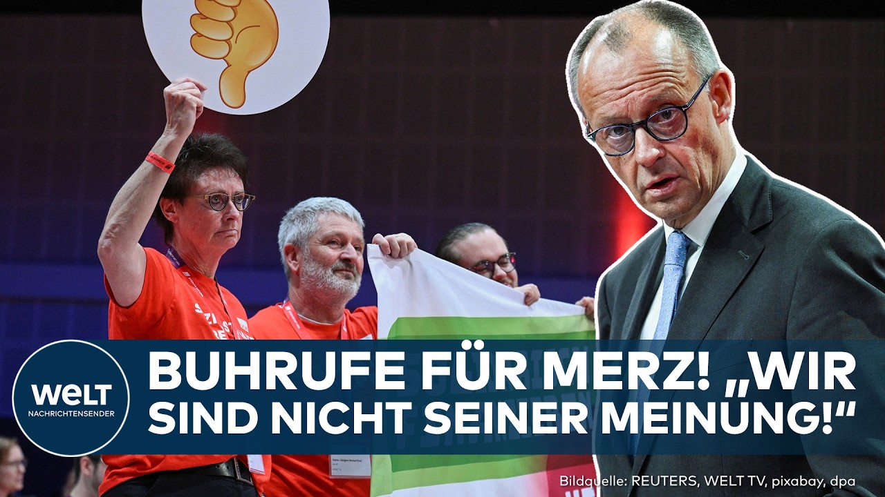 DGB: Pfiffe und Buhrufe für den Kanzler! Arbeiter lehnen Merz ab!