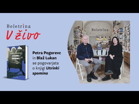 Naslovnica: Beletrina v živo: Dušan Moravec: Utrinki spomina