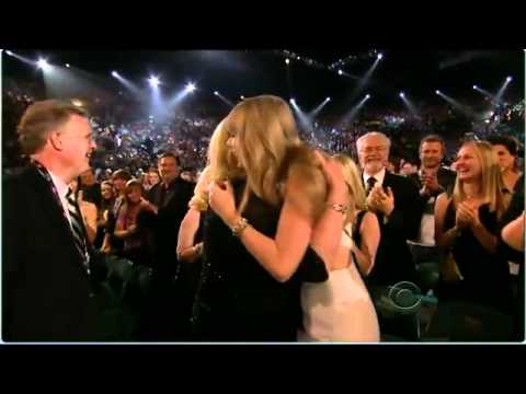 Taylor Swift Wins Entertainer Of The Year - ACM Awards 2012