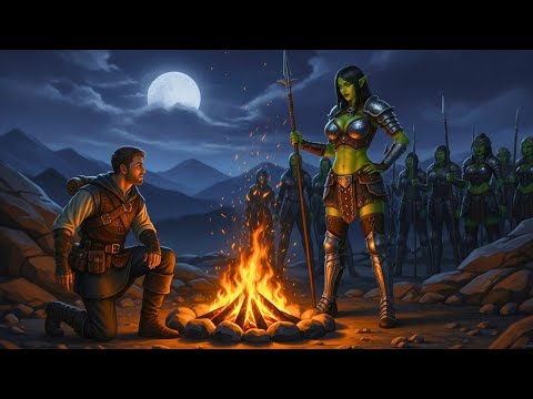 He Was Lighting His Campfire — When Hungry Orc Huntresses Surrounded Him: Finally, a Man