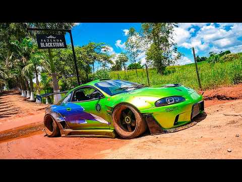 FUI PARA FAZENDA BLACKSTONE COM MEU ECLIPSE DO VELOZES E FURIOSOS