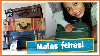 Arrumando mala de viagem