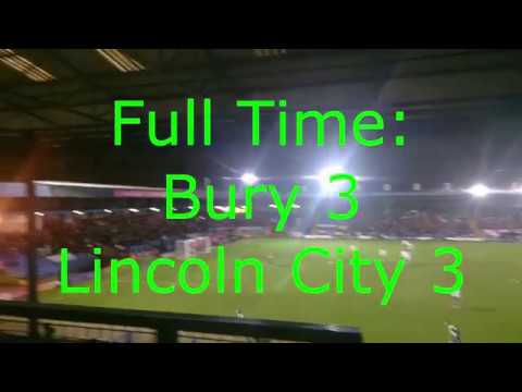 Bury FC vs Lincoln City FC 26/1/2019 (From The Stands)