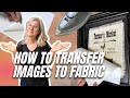 ✨ Farmhouse Magic! Transfer ANY Image to Fabric / Easy DIY Thrift Flip