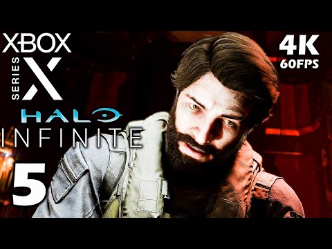 Halo Infinite Gameplay Walkthrough Part 5 (Xbox Series X 4K 60FPS) - No commentary