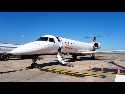 JetGo Review - Wollongong (WOL) to Melbourne (MEB) - Embraer ERJ 135 Video