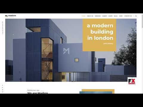 Modrox : Architecture And Interior WordPress Theme      Hyram Donnie