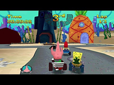 NickToons Racing PS1 Gameplay HD (Beetle PSX HW)