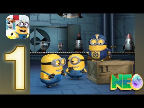 Despicable Me: Minion Rush Gameplay Walkthrough Part 1 - The Lab (iOS, Android)