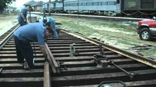 preview picture of video 'Monticello Railway Museum Lays More Track August 13, 2011'