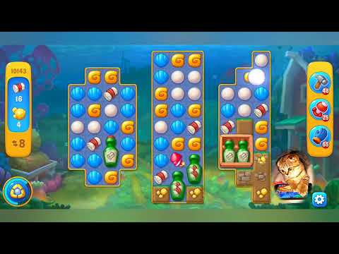 Fishdom 2022, no Boosters,  10143  level  -  прохождение без бустеров,  10143  уровень.