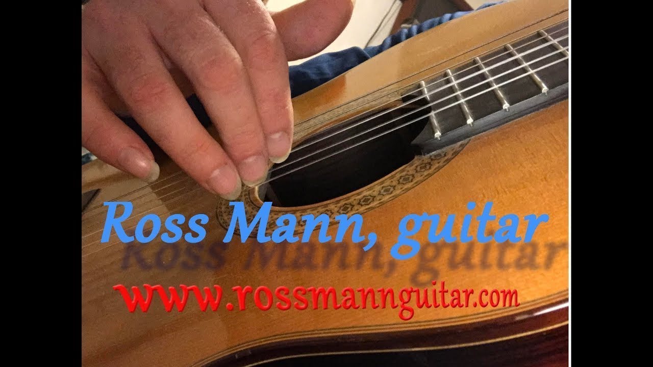 Promotional video thumbnail 1 for Ross Mann, guitar