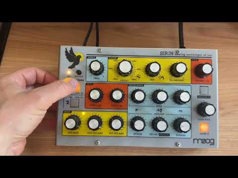 Moog Sirin Analog Messenger of Joy, Box and Manuals, Collector Mono Synth image 8