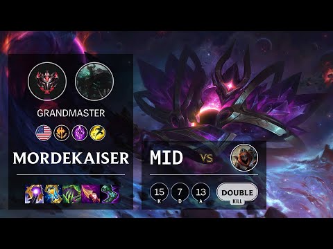 Mordekaiser Mid vs Zed - NA Grandmaster Patch 11.14