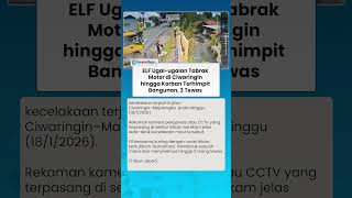 Download lagu ELF TABRAK MOTOR DI CIWARINGIN hingga Korban Terhimpit Bangunan Polsek, 3 Orang Tewas mp3