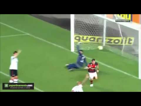 Gol de Mancuello para o Flamengo - Fla 1 a 0