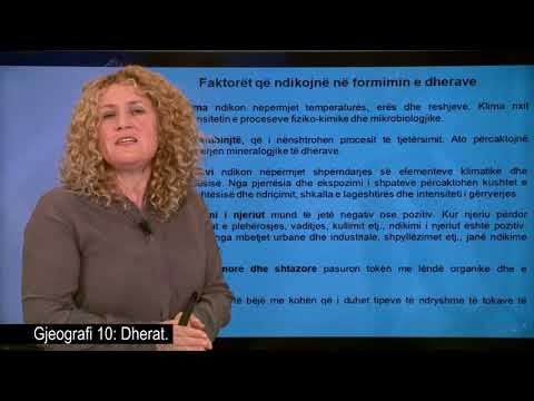 Gjeografi 10 - Dherat.- Ndikimi i forcës së rëndesës në reliev (shembjet e rrëshqitjet).